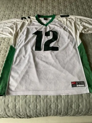 Nike Men's Oregon Ducks 2002 White Football Jersey Size XL - Image 1 of 4