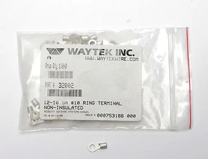 100 Waytek Draht Ringklemme 12-10 Ga #10 nicht isoliert NEU!! - Bild 1 von 1