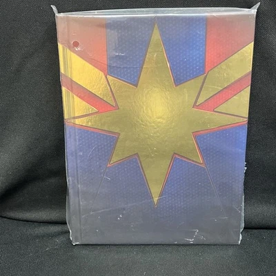 Captain Marvel Logo Notebook Journal 8 1/4 X 6 1/4 Endgame Avengers Shield NEW - Image 1 of 2