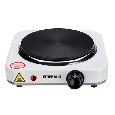 Single Burner 5.5" White Electric Hot Plate Portable Compact Countertop - Image 1 of 4