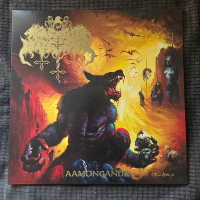 Satanic Warmaster - Aamongandr GOLD LP Vothana Goatmoon Absurd Wolfnacht - Image 1 of 3
