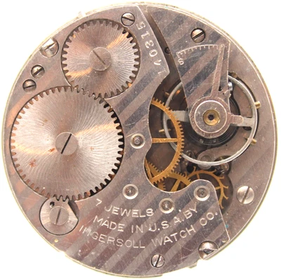 1893 INGERSOLL RELIANCE карманные часы движение 140315 США 7j 42,6 мм (LL3) - Изображение 1 из 4