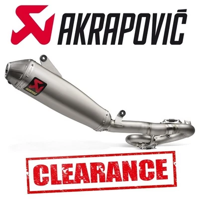 Yamaha WR250F YZ250F / FX 2019 - 2023 Akrapovic Titanium Evo Full Exhaust System - Image 1 of 4