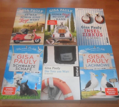 Gisa Pauly - 6 TB - 4 Sylt -Krimis - 2 TB Sina-Italien-Romane- - Bild 1 von 4