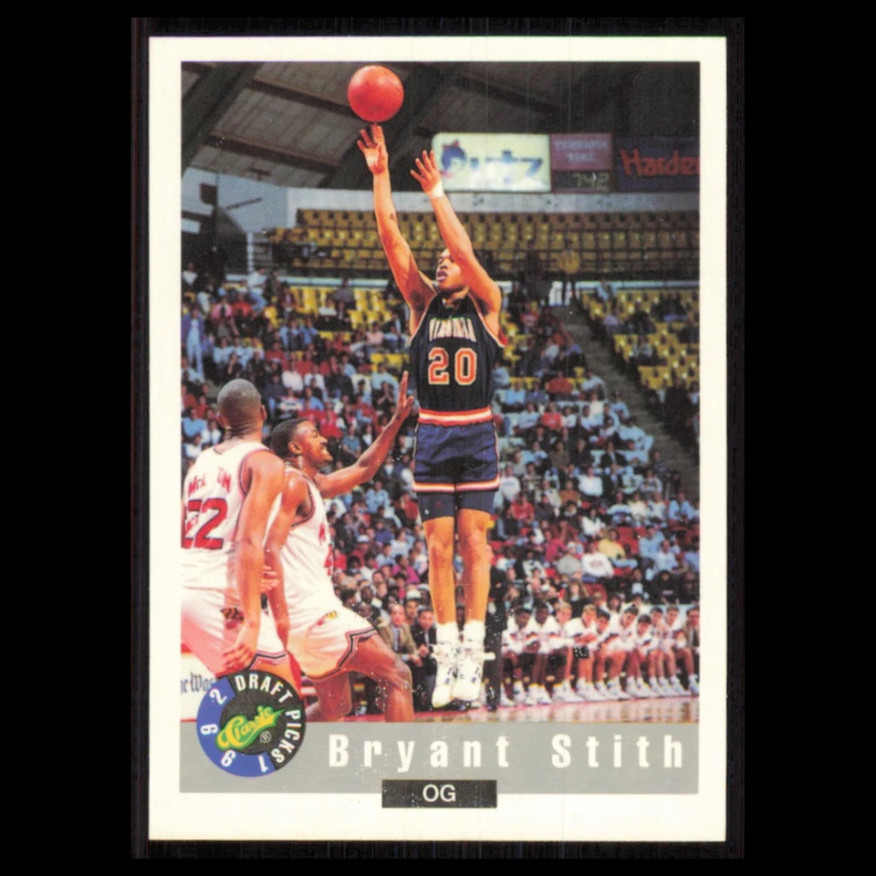 Bryant Stith #19 1992 Classic Draft Virginia Cavaliers Basketball Card NBA NM - Image 1 of 3