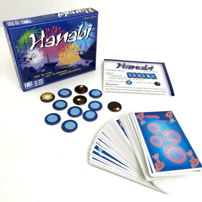 Hanabi Card Game Fireworks Antoine Bauza R&R Strategy 100% Complete Excellent - Image 1 of 4