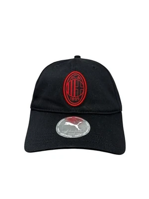 Puma AC Milan 1899 Football Soccer Snapback Hat Cap Black Adult Size OSFM - Image 1 of 4