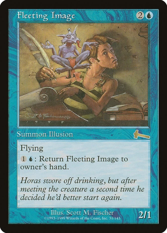 Fleeting Image 31 LP Normal Urza's Legacy MTG EN - Image 1 of 1