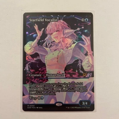 MTG Starfield Vocalist Foil EOE M 359 Magic the Gathering Card - Image 1 of 2