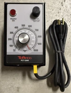 Tempco PCT20002 Temperature Controller Box, 32-1000F, Analog, K Sensor, 120V AC - Picture 1 of 3