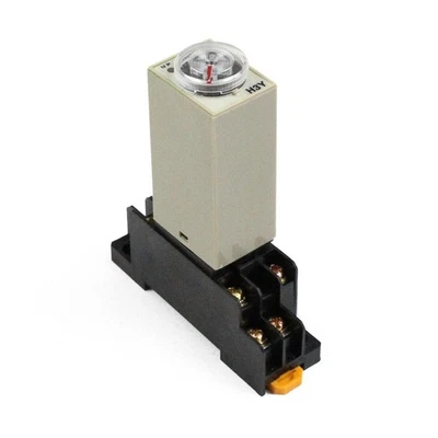 Nützliches Halbleiterzeitrelais 1h Basis 10m 30m 1s 5s 10s 30s 60s 50/60Hz - Image 1 of 4