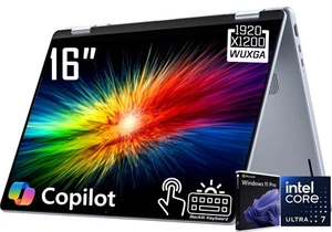 Dell Plus 2-in-1 16" FHD+ Touch Laptop Intel Core Ultra 7 256V 16GB RAM 2TB SSD - Picture 1 of 11