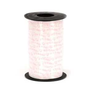 3801302 It's A Girl Printed Curling Ribbon, 3/8-Inch Wide by 250-Yard Spool, ... - Picture 1 of 1