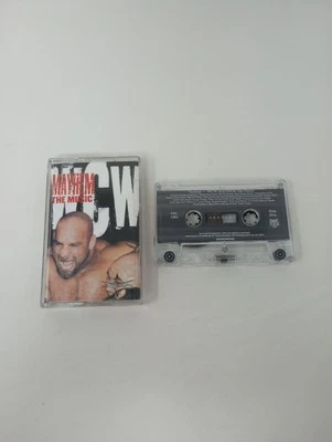 WCW Mayhem The Music CASSETTE Tape (1999) Various Artists - Tested & Working  - Image 1 of 4
