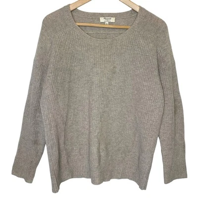 Suéter suéter de cachemir Madewell beige, talla mediana Foto 1 de 4