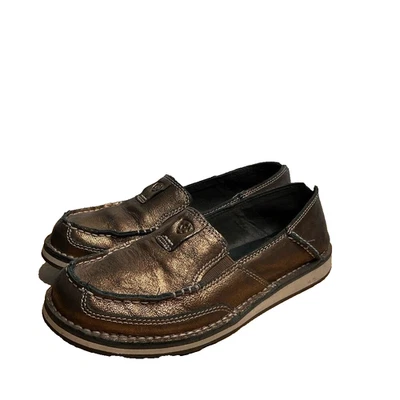 Ariat Womens Cruiser Metallic Bronze Slip On Western Loafer size 8 B - Image 1 of 4