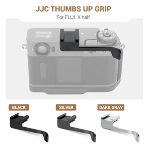 JJC Metal Thumbs Up Grip Holder Hot Shoe Mount for Fujifilm X half Support LED - Picture 1 of 30
