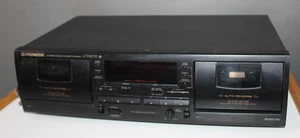 Pioneer registratore doppio cassette tape deck modello CTW770 vintage BC NR 1998 - Foto 1 di 15