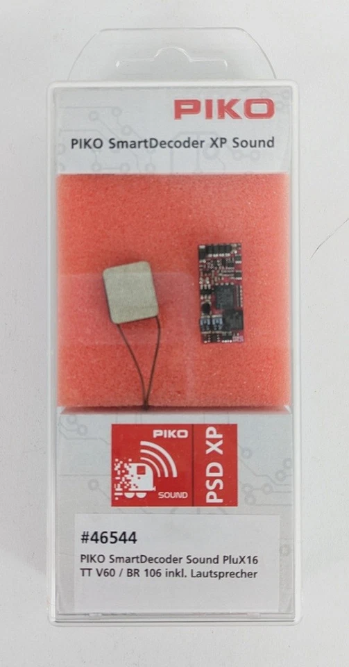 PIKO 46544 Sounddecoder PSD XP 5.1 PluX16 für V60/BR106 - Bild 1 von 1