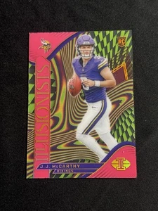 2024 Panini Illusions Illusionists J.J. McCarthy #8 Pink /399 (RC) Vikings 🔥 - Bild 1 von 4