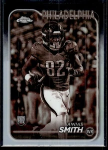 2024 Topps Chrome Ainias Smith Sepia Refractor RC Philadelphia Eagles - Picture 1 of 2