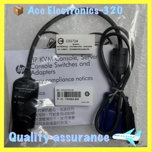 HP 748740-001 KVM USB Interface Adapter Cable Af628a 520-916-501 - Afbeelding 1 van 1
