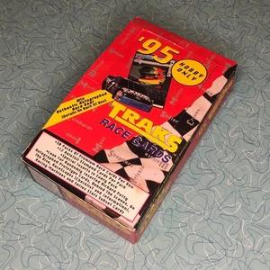 1995 NASCAR Traks Race Cards Trading Card Box 30 (OPENED) Packs - Picture 1 of 5