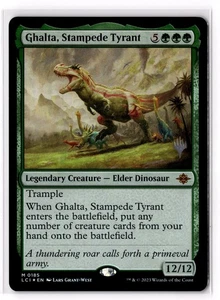Ghalta, Stampede Tyrant 185 Promo Pack: The Lost Caverns of Ixalan Foil NM - Picture 1 of 2