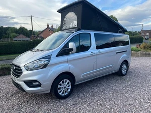 2021 71 FORD TRANSIT CUSTOM 2.0l D 130BHP LWB LIMITED EDITION CAMPERVAN  POPROOF - Picture 1 of 24