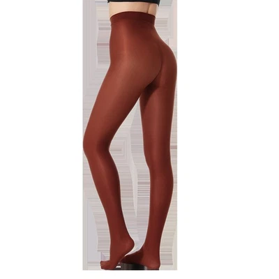Medias modeladoras 220 lb talla grande aceite brillante 70d medias danza yoga Foto 1 de 4