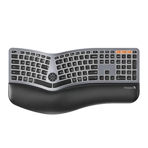 ProtoArc Backlit Wireless Split Keyboard, EK01 Plus, Bluetooth or USB S7 - Picture 1 of 7