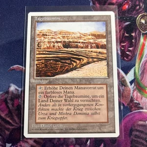 MTG Renaissance (Strip Mine) Tagebaumine German White Border LP+ - Picture 1 of 9