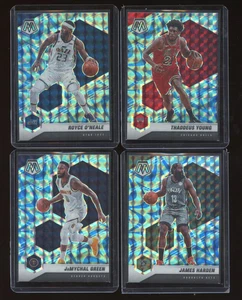 2020 Panini Mosaic - Reactive Blue - HARDEN - YOUNG - O'NEALE - GREEN #35 #78 - Bild 1 von 5