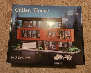 Cullen House with Interior Furniture Modular Buildings Blocks MOC Bricks Toy Set - Picture 1 of 2