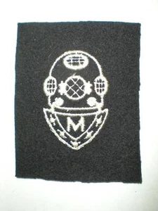 INSIGNIA ORIGINAL DE CALIFICACIÓN DE BUZO NAVY MASTER DE LA SEGUNDA GUERRA MUNDIAL - NEGRA - Imagen 1 de 1