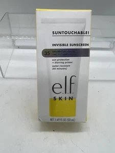 Invisible e.l.f. Suntouchable!Sunscreen SPF35 & Blur Primer elf 1.69 COMBINESHIP - Picture 1 of 5