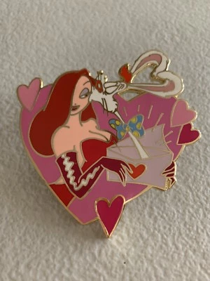 Disney Auctions Roger & Jessica Rabbit Valentine Duo Pin LE 100 - Image 1 of 2