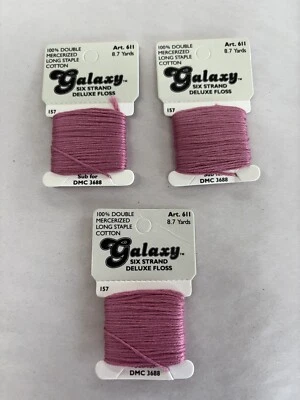 Galaxy Six Strand Embroidery Mercerized Cotton Floss Sub For DMC 3688 - Image 1 of 2