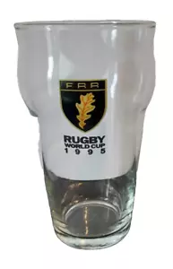 Rare Vintage 1995 Rugby World Cup Romania Team Logo Supporter Collector Glass - Foto 1 di 4
