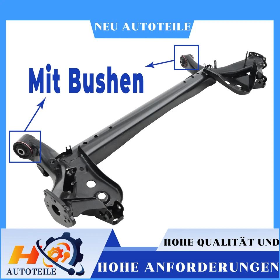 Hinten Achskörper Hinterachse für Ford Fiesta VI JA8 MK7 Mazda 2 Trommelbremse - Bild 1 von 4