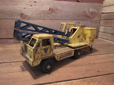 Grúa de colección Nylint Michigan modelo T-24 Clark equipo acero prensado - ¡PIEZAS! Foto 1 de 4