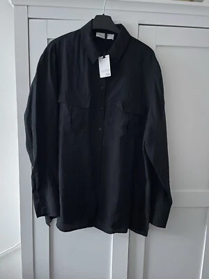 Ladies Black Shirt Size 16/18 - Image 1 of 4