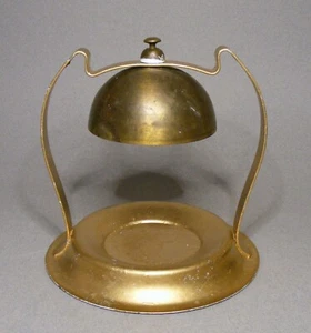 Metall Jugendstil Hotel / Restaurant Lobby Service Glocke - Bild 1 von 9