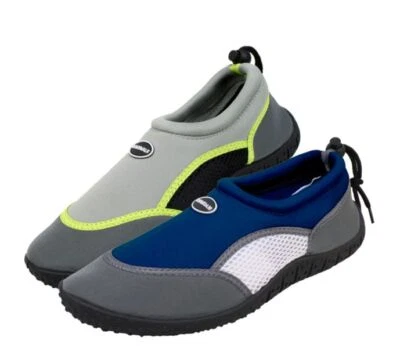Bockstiegel Amrum Herren Neopren Strandschuh grau / dunkelblau - multi Gr. 41-46