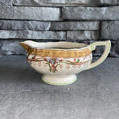 Royal Doulton Michelham Raro Chinoiserie Estilo Gravy/Salsa Barco Foto 1 de 4