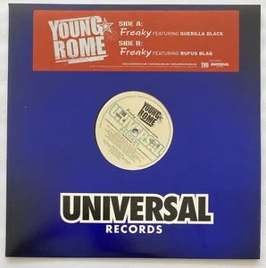 YOUNG ROME FEATURING GUERILLA BLACK - RUFUS BLACK "FREAKY" 2004 12" VINYL PROMO - Imagen 1 de 6