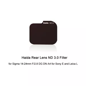 Haida Objektiv hinten ND 3.0 Filter für Sigma 14–24 mm f/2,8 DG DN Art, Sony E/Leica L - Bild 1 von 8