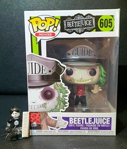 Funko POP Movies Figur Beetlejuice #605 Guide Neu OVP MIB Mint Tim Burton - Picture 1 of 7