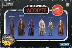 ⭐ Star Wars Retro Collection The Acolyte 6-Pack | 3.75" Kenner-Style Figures - Picture 1 of 9