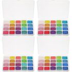  4 Sets Water Color Paint Kit Solid Watercolor Pigment Manual
